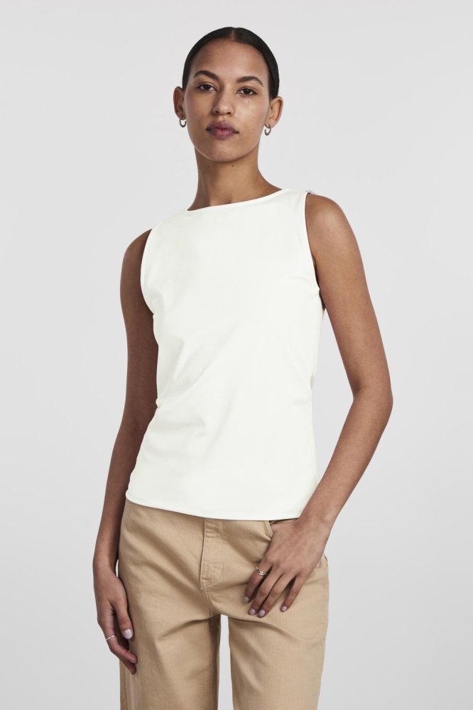 PCNEJA SL TOP NOOS BC 17141171 BRIGHT WHITE